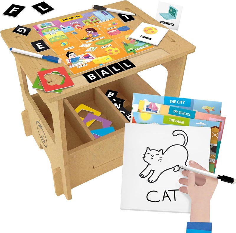 Headu Wooden Desk Writing School, Ages 3-6 - Image 2
